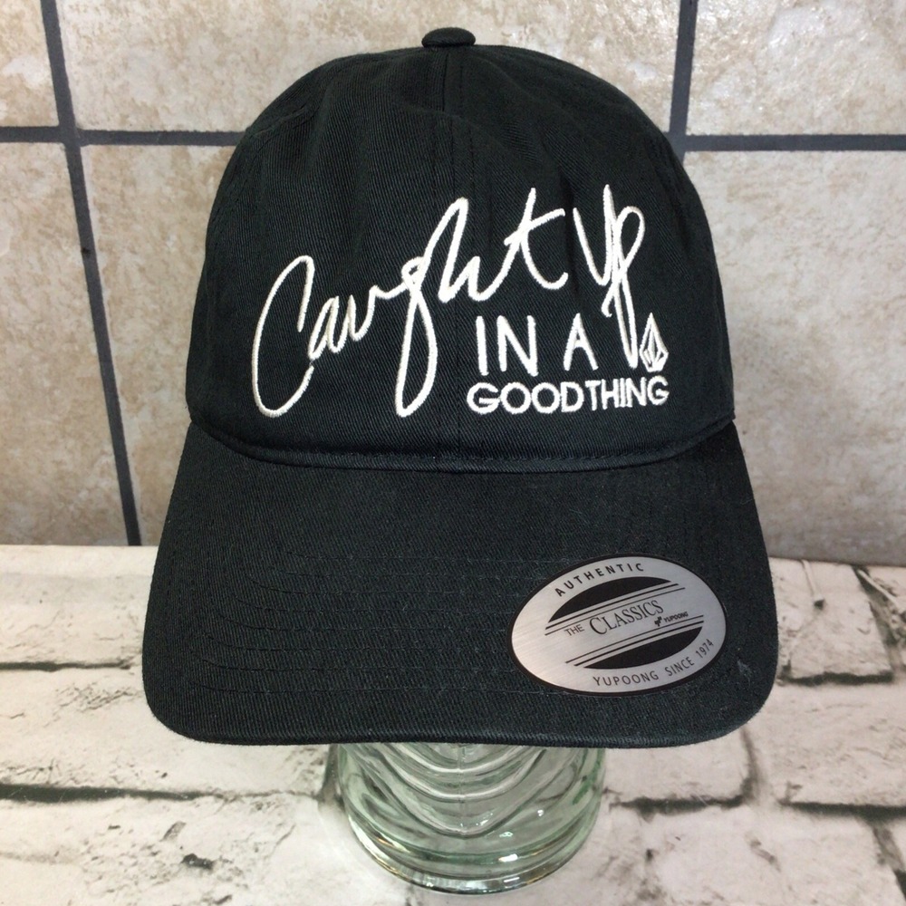 Volcom Caught Up In A Good Thing Hat Mens O/S Black Adjustable Ball Cap